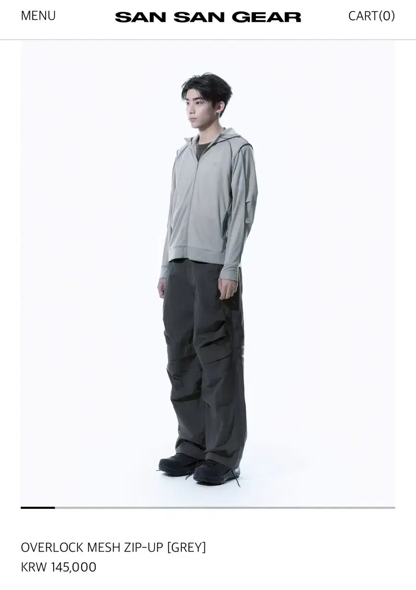 SAN SAN GEAR | 산산기어 Sold out Sansan Gear Oblique Hoodie